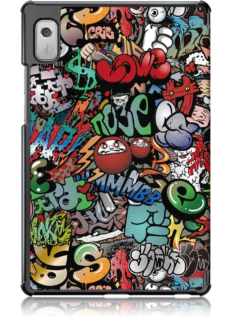 Case For Lenovo Tab M9 TB-310FU, Multi-Viewing Angles, All New PU Leather Smart Cover with Auto Sleep Wake Feature, Slim Flip Shell Case for Lenovo Tab M9 TB-310FU -2 - Image 5